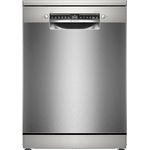 Bosch Serie 4, Freistehender Geschirrspüler, 60 cm, Silver Inox, SMS4HVI00E