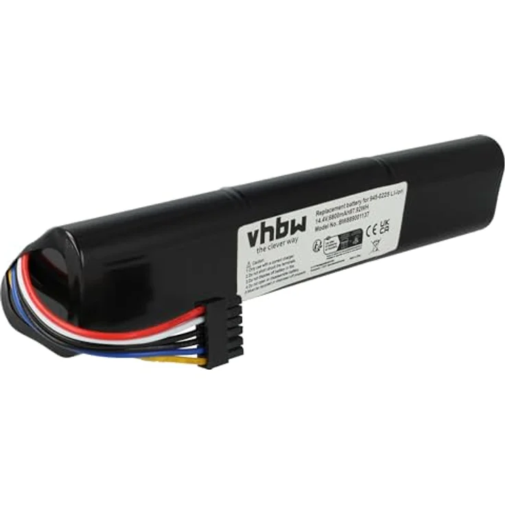 vhbw Akku kompatibel mit Neato Botvac D3, D5, D3+, D301, D303, D4, D5+, D502, D503, D6, D7, Connected Staubsauger (6800 mAh, 14,4 V, Li-Ion) - Leistungsfähiger Austausch-Akku mit geprüften Akku-Zellen – Bild 1