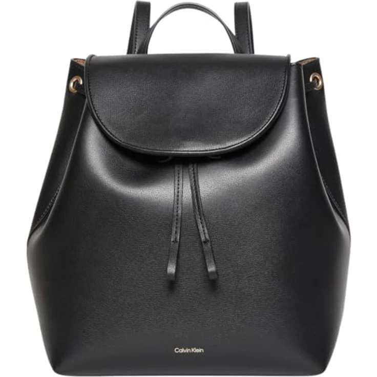 Calvin Klein Foil City Rucksack 33 cm, schwarz, 100% Polyurethan, 24 x 13 x 33 cm – Bild 1