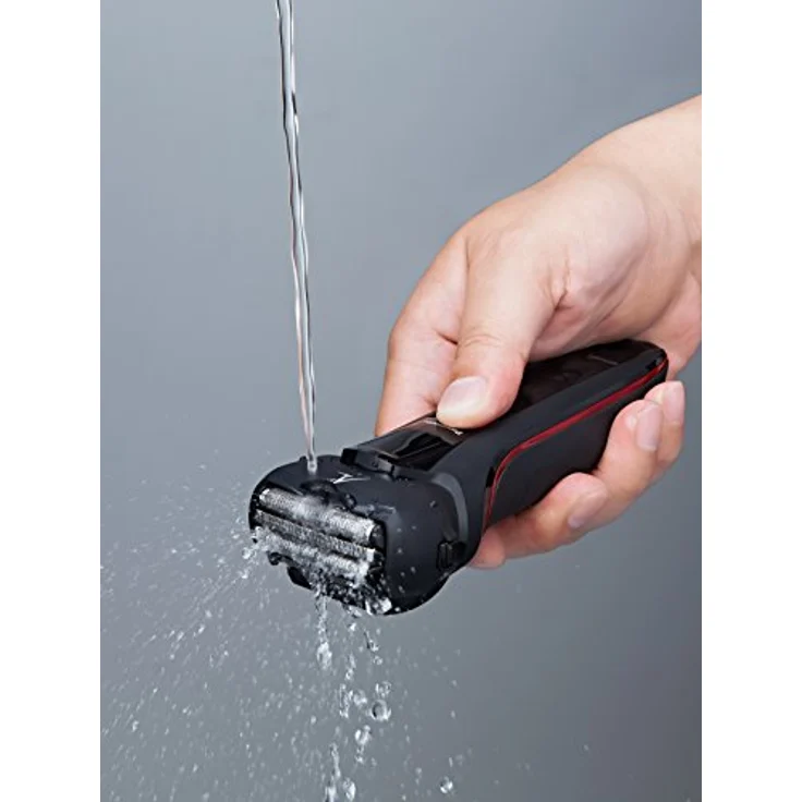 Panasonic ES-LL41 Hybrid Herren Rasierer, 3in1 Herren Rasierer zum Rasieren, Trimmen und Stylen, 2 Aufsätze, schwarz – Bild 6