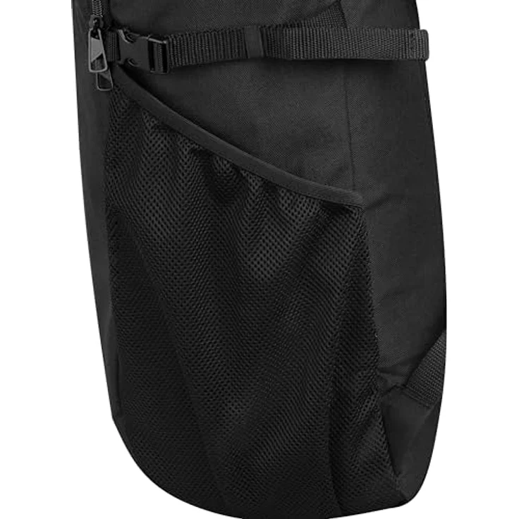 adidas Performance Sportrucksack BackPack Combat Sports, 30L, schwarz/weiß mit Seitentasche für Wasserflaschen und gepolstertem Laptopfach – Bild 6
