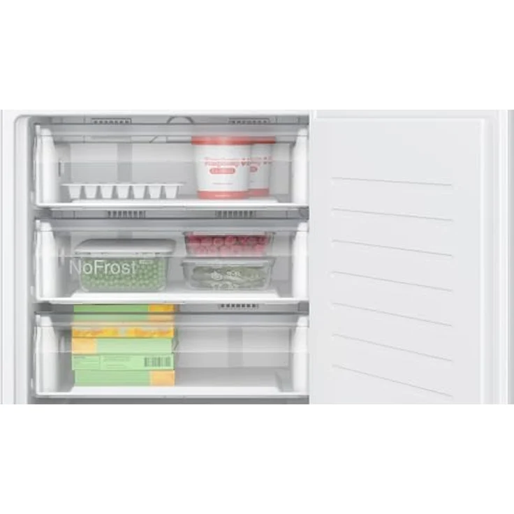 Bosch Hausgeräte Serie 6 GUN21ADE0, Smarter Einbau-Gefrierschrank, 82 x 59.8 cm Nische, 85 l, Made in Germany, Flachscharnier mit Softeinzug, No Frost – Bild 3