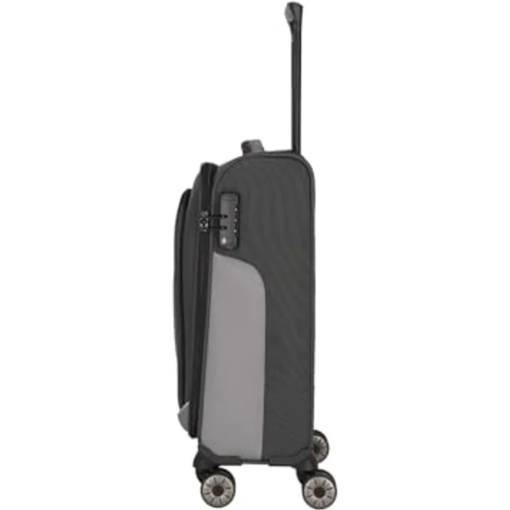 Travelite Handgepäck Viia 4w Trolley S, Grau (34 l, S) – Bild 3
