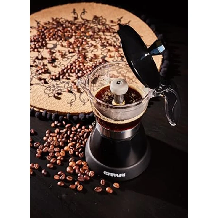 G3Ferrari G10028 elektrischer Espressobereiter Bonjour für 3 Tassen mit Warmhaltefunktion – Bild 5