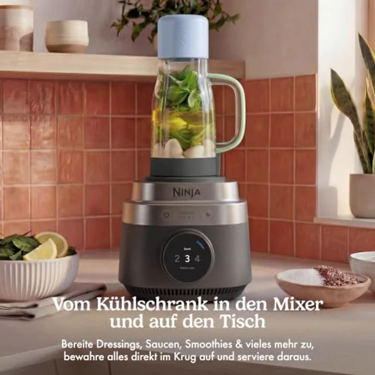 Ninja CrushBOSS 2-in-1-Duo-Mixer mit BlendBOSS-Becher – Onyx in Onyx | LB301EUBK | von SharkNinja – Bild 4