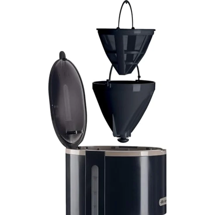 Ariete 1394 Breakfast Kaffeemaschine mit Dauerfilter 1,5 L für 12 Tassen, dunkelblau - Warmhaltefunktion, genaue Dosierung, praktischer Dauerfilter – Bild 4