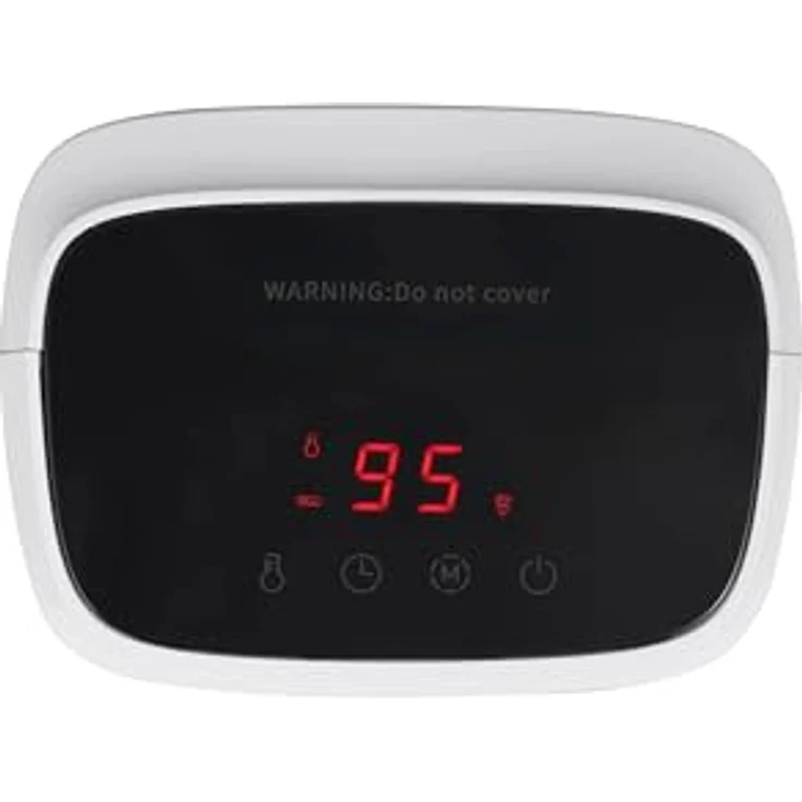 Midea Heizlüfter NT20-20AR, 2000 W Tischheizlüfter mit digitalem Thermostat, Timer und Sicherheitsfunktionen, Schwarz – Bild 2