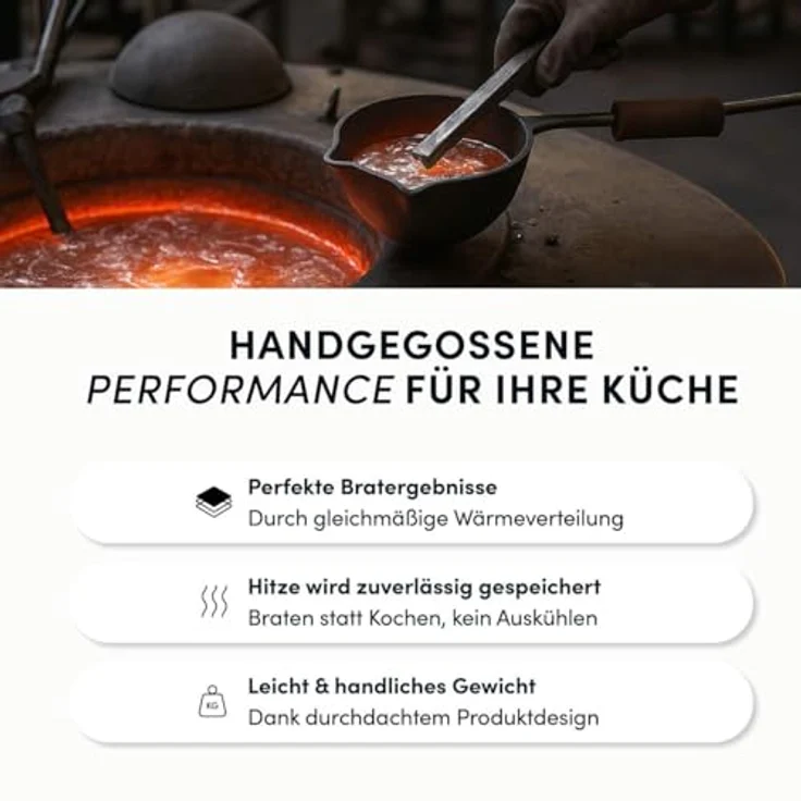 Hoffmann STONIQ Kochtopf Set, Antihaftbeschichtet, PTFE und PFAS-frei, Induktionsgeeignet, Backofenfest bis 300°C, 20 + 24 cm, Made in Germany – Bild 5