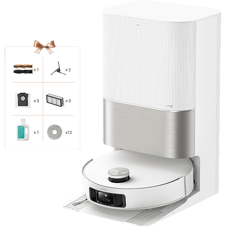 Dreame X50 Ultra White - 14.4V, 20,000 Pa Suction, 270 Min Runtime, Fall & Obstacle Sensors
