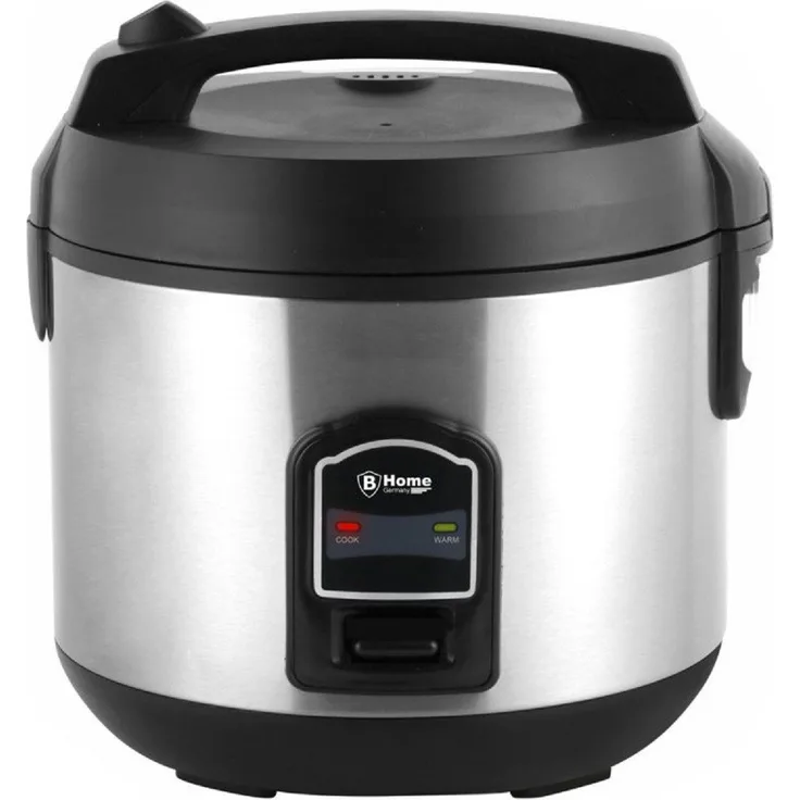 COFI 1453 Dampfgarer Multi Dampfkocher Reiskocher Dampfgarer 1,5 Liter - 500W, Edelstahl-Gehäuse