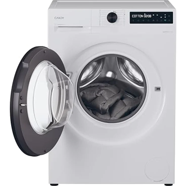 Candy BR 48B6-S, Frontlader Waschmaschine mit 8 kg Kapazität, 1400 U/min, Energieeffizienzklasse A, mit Express- und Hygiene-Programmen, EU Plug 220V – Bild 2