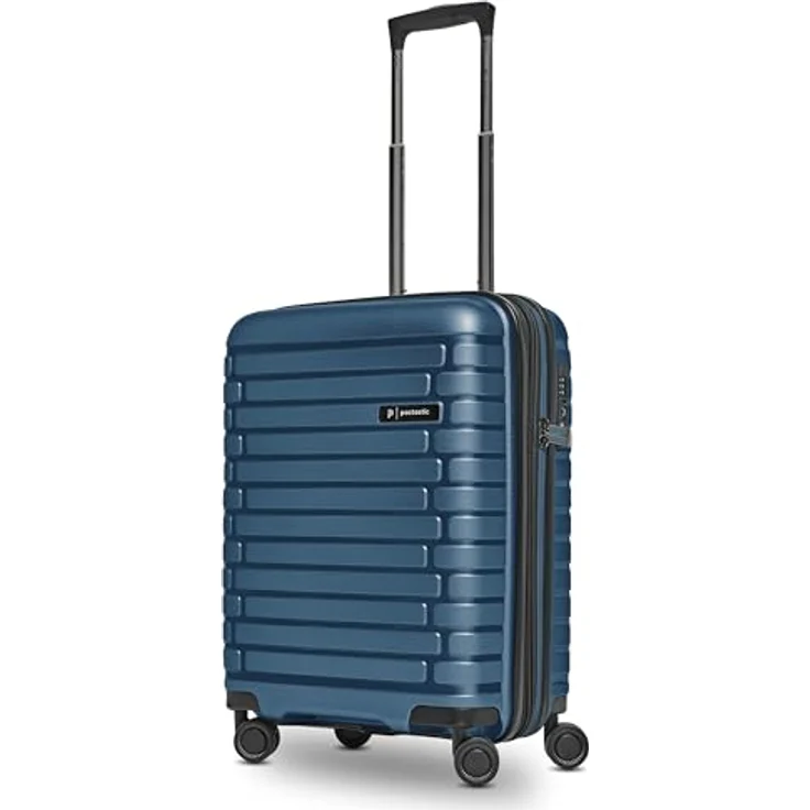 Pactastic Collection 04 THE CABIN, Kabinentrolley S 55 cm mit Dehnfalte, 4 Rollen, Blau, (40 l, Handgepäck bis 50 l) – Bild 1