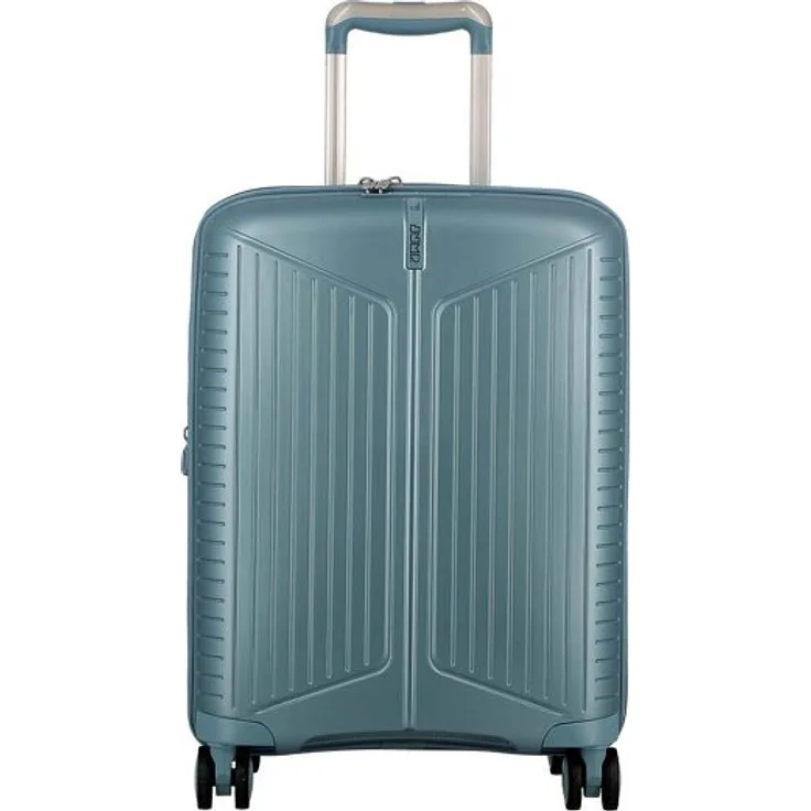 Jump Evae Ultra-Light, Kabinentrolley 55 cm, 4 Rollen, blau, 100% Polypropylen