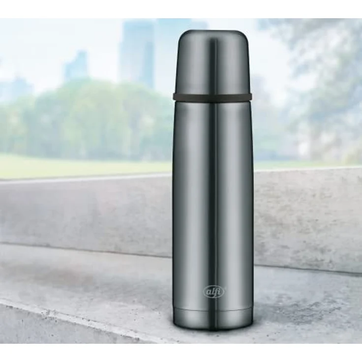 alfi Thermosflasche, Edelstahl, Cool Grey, 0,5 Liter – Bild 3