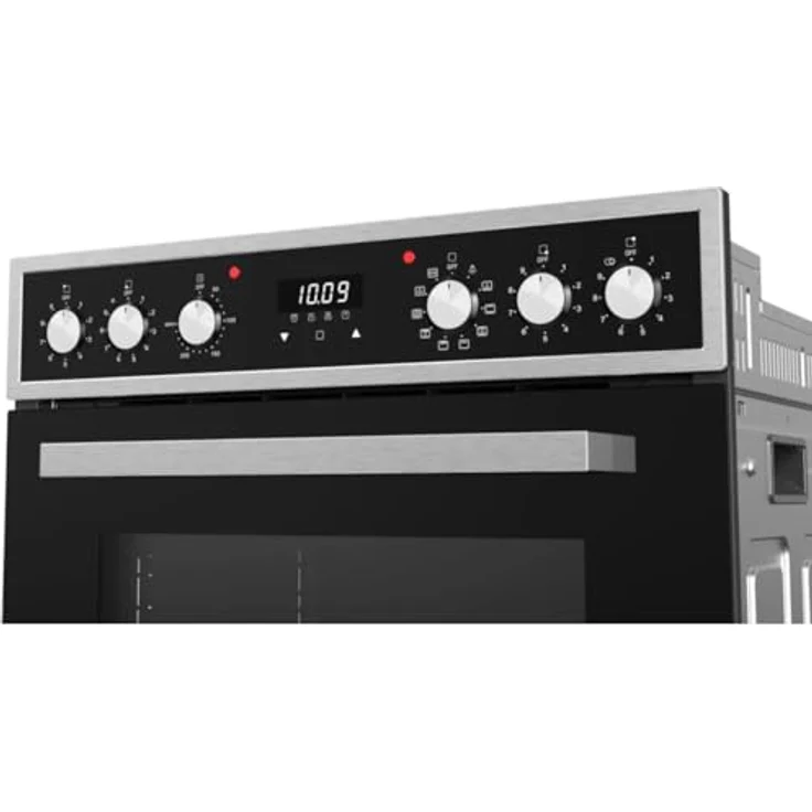 PKM EHS8-2KBG Einbauherdset, Premium Set mit 9 Backofenfunktionen, Touch Control, Energieeffizienzklasse A, Edelstahl/Schwarz-Design – Bild 5