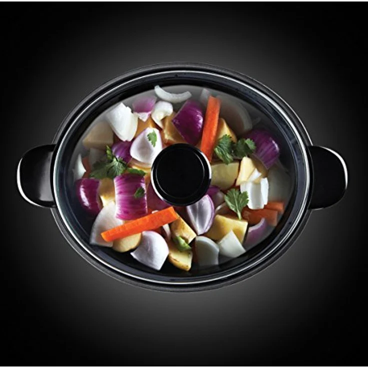 Russell Hobbs Slow Cooker, Schongarer, 3 Temperatureinstellungen, 3.5l, 160 Watt, CookHome Slowcooker 22740-56 – Bild 5