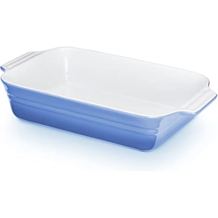 KHG Auflaufform klein 22 cm, 0,5 Liter in Hellblau, kratzfeste Keramik-Ofenform für 1 Person, hitzebeständig & spülmaschinengeeignet – Bild 1