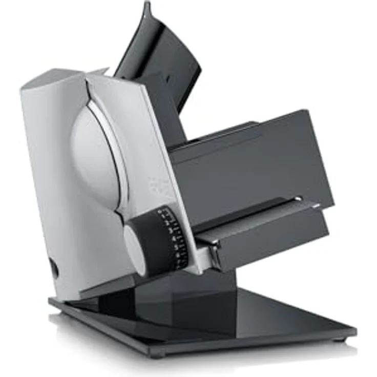 GRAEF Allesschneider S32100, multifunktionale elektrische Schneidemaschine mit stufenlos einstellbarer Schnittstärke, silber – Bild 3