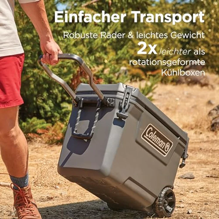 Coleman Convoy 65 QT, Kühlbox mit 29 l Nutzinhalt, 120 Stunden Kühlleistung, dunkelgrau – Bild 5