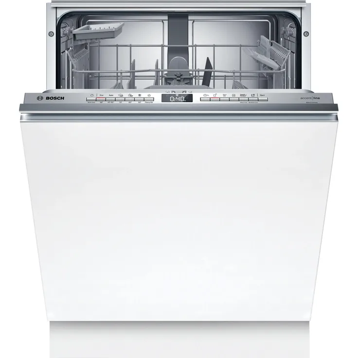 Bosch Serie 6 SMV6ZB805E, Voll integrierter Geschirrspüler, Edelstahl, Standardgröße (60 cm), 1,75 m Höhe