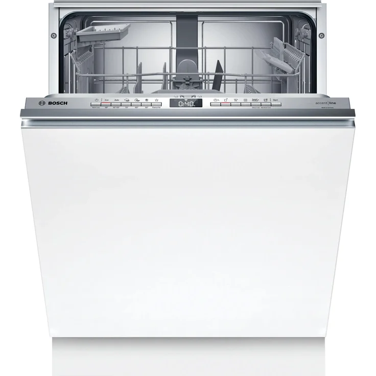 Bosch Serie 6 SMV6ZB805E, Voll integrierter Geschirrspüler, Edelstahl, Standardgröße (60 cm), 1,75 m Höhe