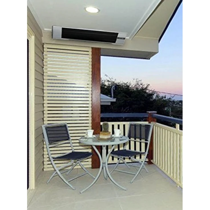 Aktobis Dunkelheizstrahler, Schwarzstrahler, Terrassenstrahler, Balkonheizer WDH-180DS (2.400 Watt) *OHNE Lichterzeugung – Bild 2