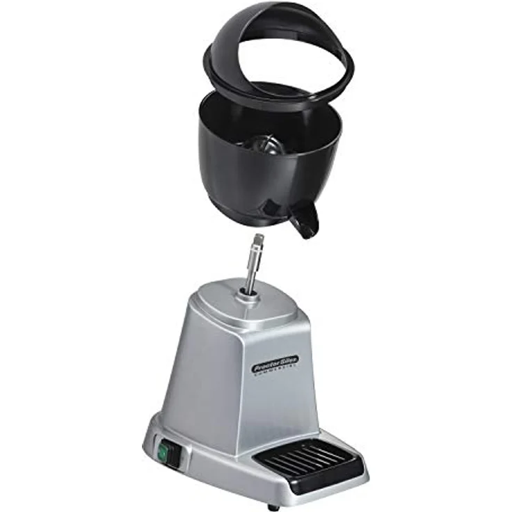 Proctor Silex® Elektrischer Zitrusentsafter, 3 Edelstahlkegel, abnehmbarer Spritzschutz, beleuchteter Ein-/Ausschalter, für Gläser bis 15 cm – Bild 3