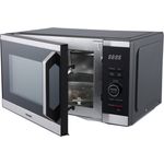 Hanseatic Mikrowelle HM26SB3M, 3-in-1 mit Heißluft, Umluft und Grillfunktion, 26 l, inkl. Grillkorb und Grillplatte, 900 W Mikrowelle, 1400 W Heißluft