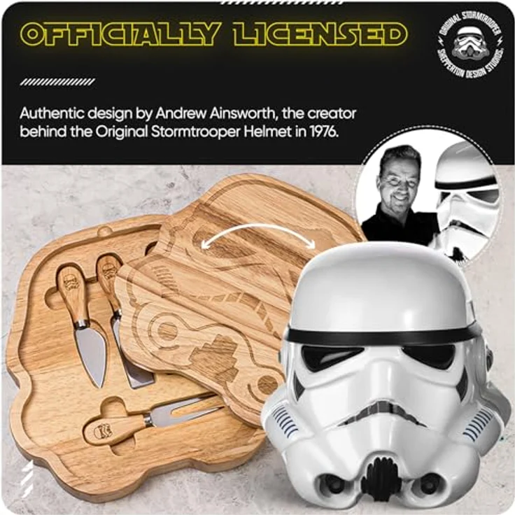 Original Stormtrooper Käsebrett & Messer Set – Bild 6