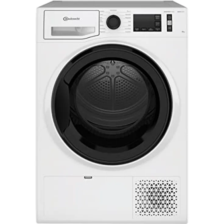 Bauknecht T Sense M11 83 N Wärmepumpentrockner /8 kg/EEK A+++ /ActiveCare-Technologie/EasyCleaning-Filter/Auffrischen-Programm/Bügelleicht-Programm/Wolle-Programm/Knitterschutz, Weiß