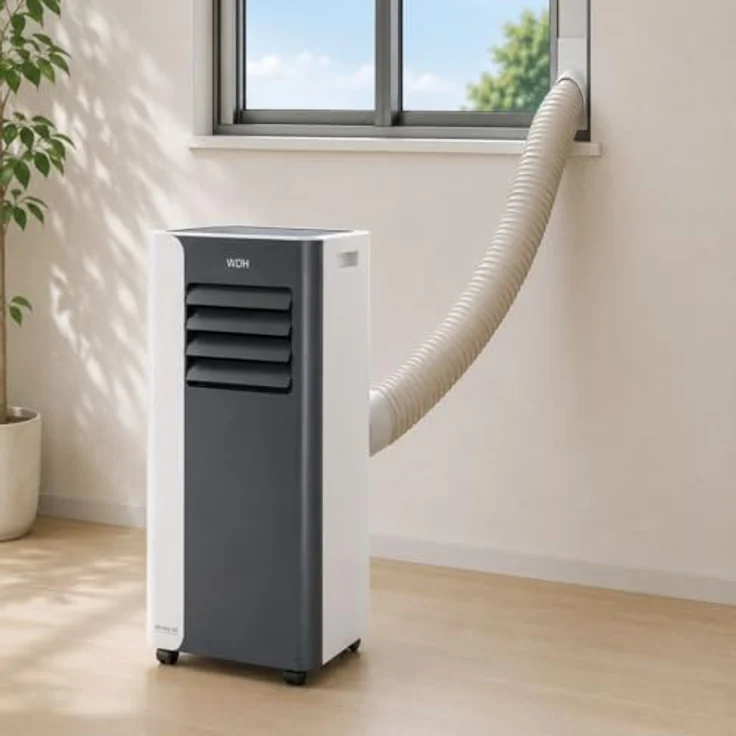 WDH WDH-AC016, Klimagerät mit 9.000 BTU/h Kühlleistung, App-Steuerung, für Räume bis 18m² – Bild 6