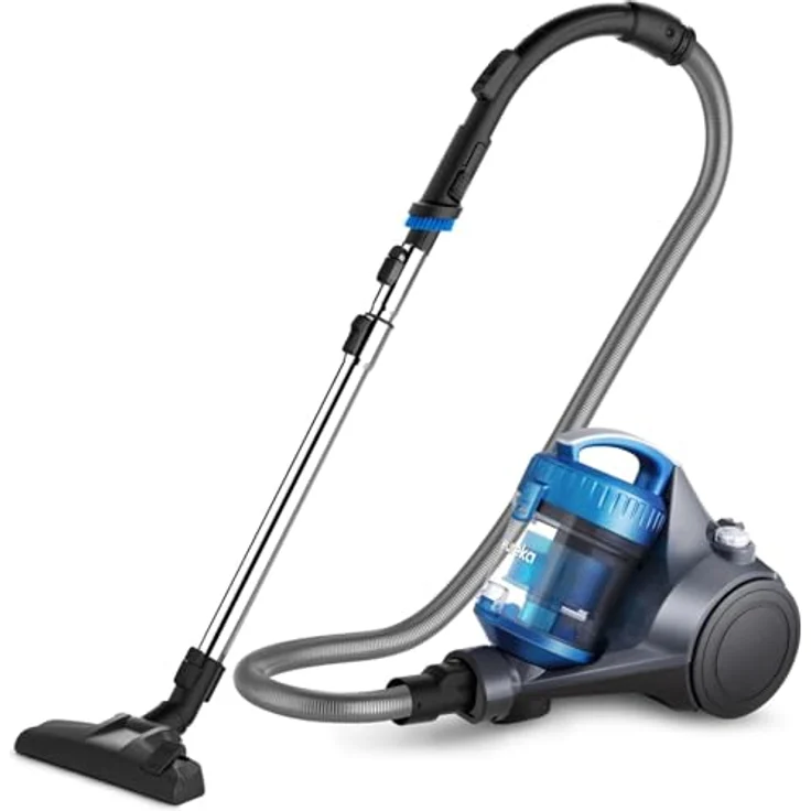 Eureka WhirlWind, beutelloser Staubsauger mit 700W, HEPA-Filter, kompakt und leicht, für Hartböden und Teppich, 1,5L, blau – Bild 1