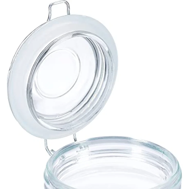 relaxdays Einmachglas 3 Liter, Glas mit Bügelverschluss und Gummidichtung, transparent – Bild 8