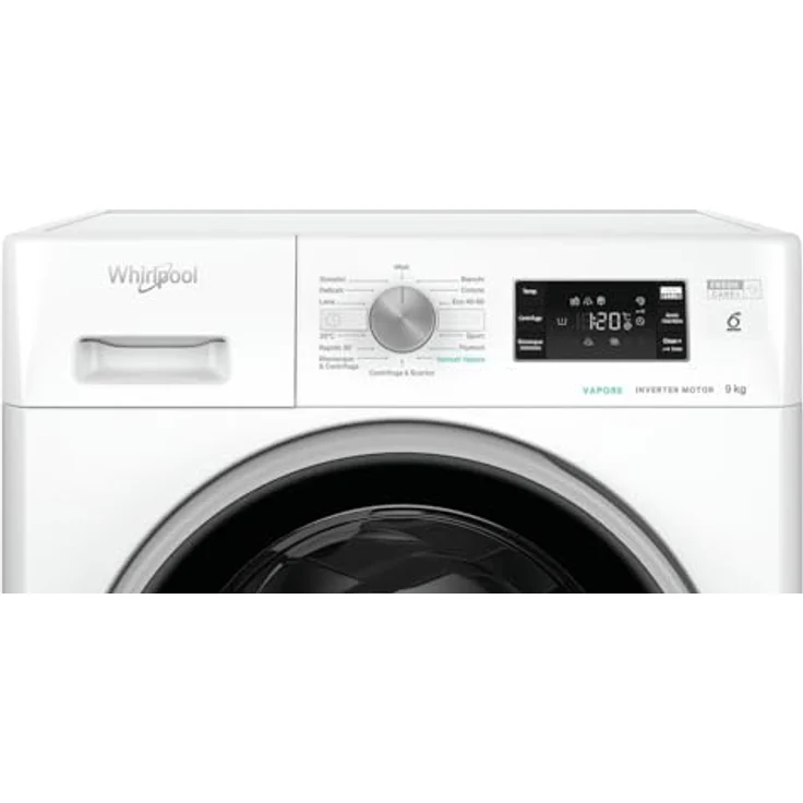 Whirlpool FFB 948 BSV IT, Frontlader Waschmaschine mit 9 kg Fassungsvermögen und 1400 U/min, Weiß – Bild 2