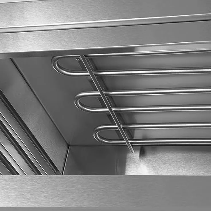 VERTES Salamander Grill, Gastronomie Ofen mit Edelstahlgehäuse, regelbar 50-300°C, 2000 Watt, höhenverstellbar, zum Überbacken, Gratinieren und Warmhalten – Bild 5