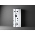 Stiebel Eltron Pufferspeicher SBP 1000 L E, Systemtrennspeicher für Wärmepumpen mit optionaler Flanschbestückung und 6 Einschraubstutzen