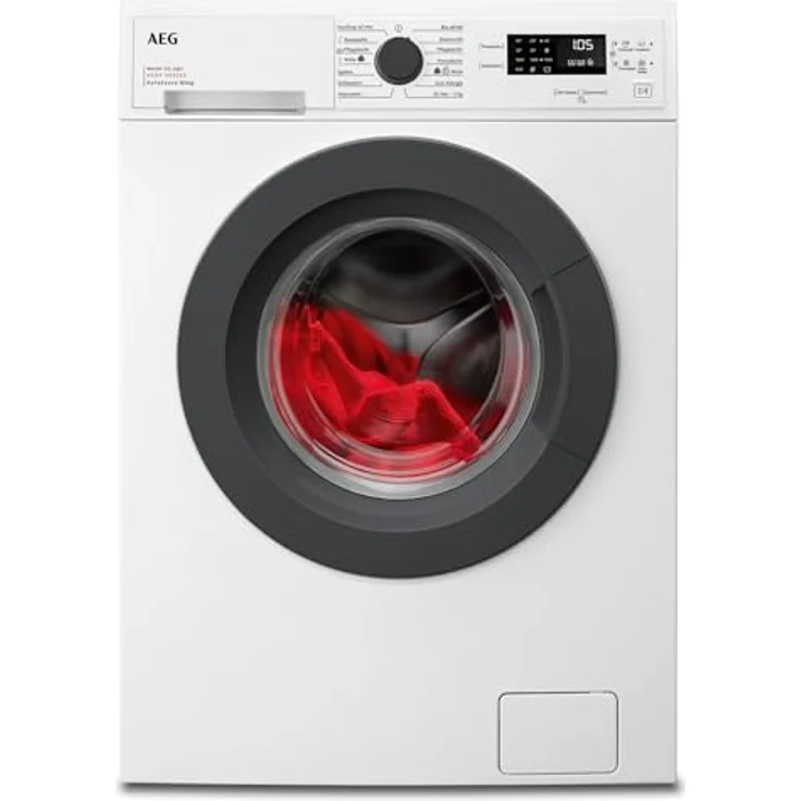 AEG LWK6A50680 Waschtrockner Serie 6000 / Wash2Dry mit 5 Kombi-Programmen / 8 kg Waschen / 4 kg Trocknen / Mengenautomatik / 1600 U/min / Weiß – Bild 1