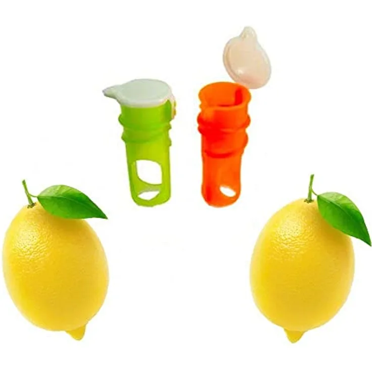 MAVURALiving Fruchtentsafter Zitronenentsafter Zitruspresse Orangenentsafter Zitronen-Presse Orangen Zitronen Ausgießer Entsafter [2er Set]