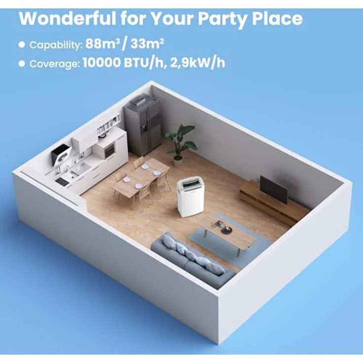 Comfee Mobile 12000, Mobile Klimaanlage – Bild 8