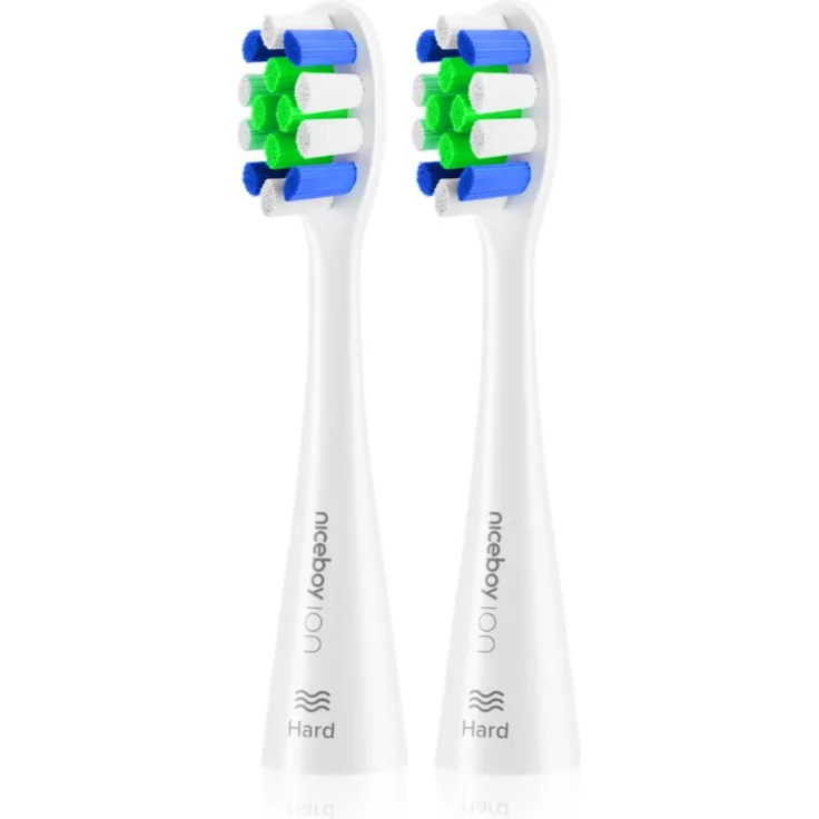 Niceboy ION Sonic Lite Ersatz-Kopf hart White 2 St. - Bürstenköpfe für elektrische Zahnbürsten Unisex