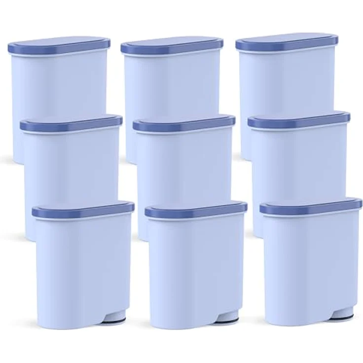 Comedes Wasserfilter 9er Set, kompatibel mit Philips Saeco CA6903, natürliche Aktivkohle und Ionenaustausch für optimales Wasser – Bild 2