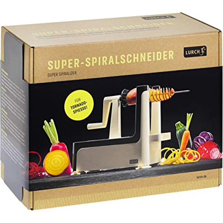 Lurch 10301 Super-Spiralschneider, Hobel, Schneider & Reiben, Edelstahl-Klingen – Bild 3