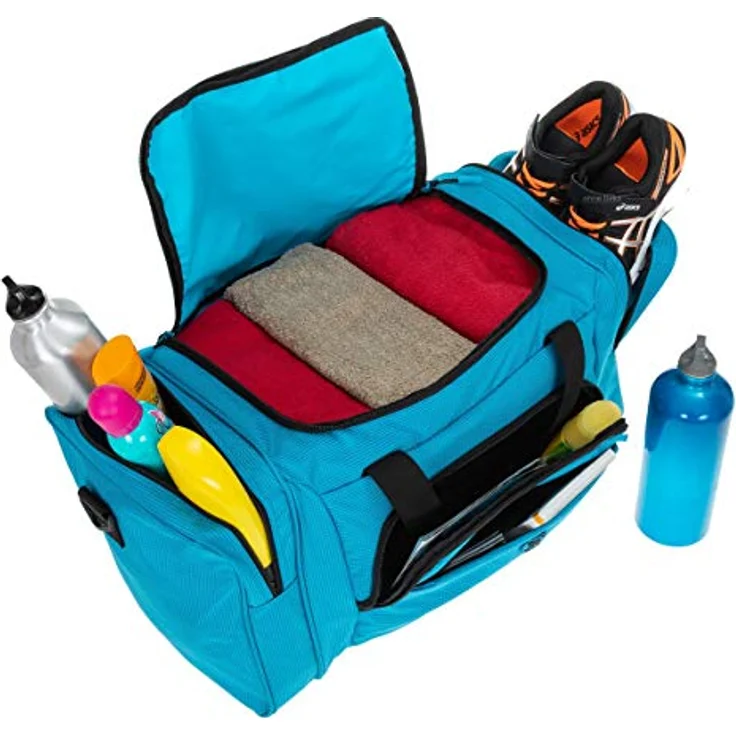 ELEPHANT Sporttasche BIG Color, 55 cm groß mit 40 Liter Stauraum, inklusive Trinkflasche, für Sport, Reise und Sauna – Bild 3