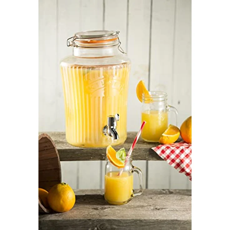 Kilner Vintage Getränke-Spender, durchsichtig, 19 x 25 x 30 cm, 5 Liter – Bild 7