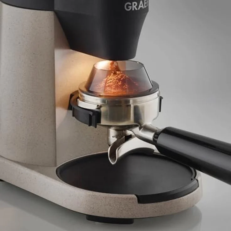 Graef Kaffeemühle CM8011 | elektrische Bohnenmühle mit LED Beleuchtung | Mahlgradeinstellung für Bohnenkaffee | 350g Füllmenge | dipped-sand – Bild 3