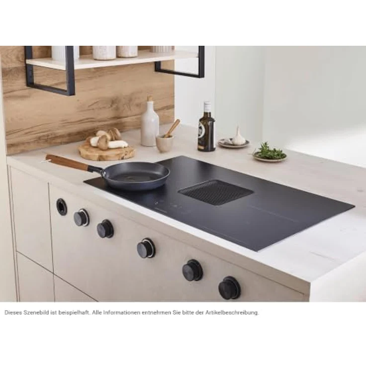 Berbel Downline Advance BKA 83 DLA Kochfeldabzug Induktion Mattschwarz, Umluft-Set permalyt® DL BUR, flächenbündig mit Timer-Funktion, 4 Kochzonen – Bild 4