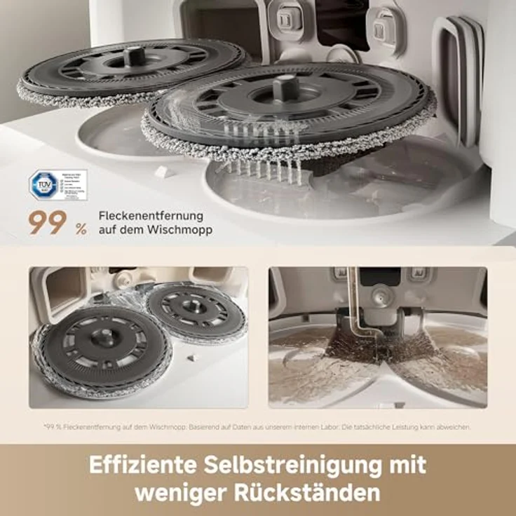 Dreame L10s Ultra Gen3, Staubsauger Roboter mit Wischfunktion, 25KPa Saugleistung, Haustiermodus, selbstreinigende All-in-One Dock, Teppichreinigung – Bild 7
