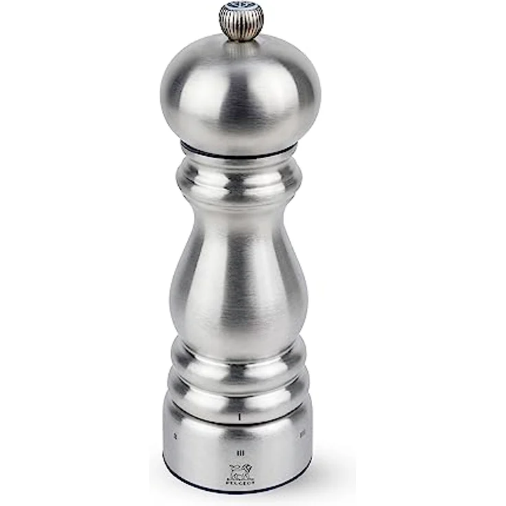 PEUGEOT Salzmühle PARIS CHEF 18cm Edelstahl Silber uSelect Zirkonia-Mahlwerk – Bild 2