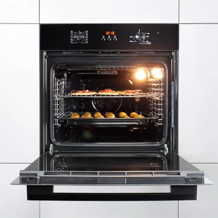 KKT KOLBE Autarkes Herdset, 60cm Einbaubackofen BO8005FB und 59cm Induktionskochfeld IH85901FZ, Full-Black-Design, Flexzone, Grill, Automatik-Timer, Wärmeschutzverglasung, Kindersicherung – Bild 4