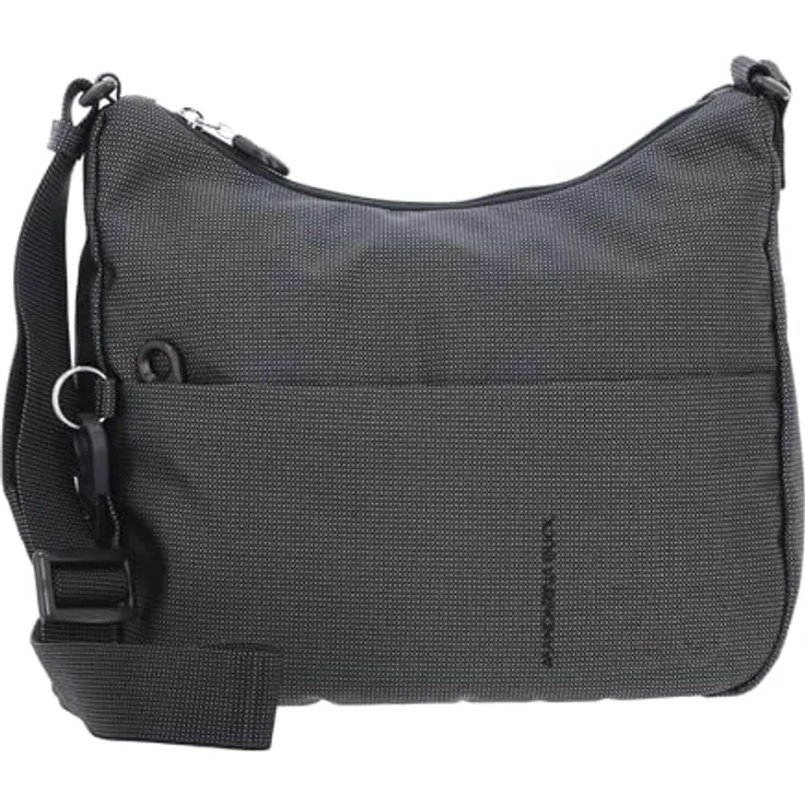 Mandarina Duck MD20 Medium Hobo QMT37 Beuteltasche, leichte und robuste Umhängetasche aus Polyester, grau